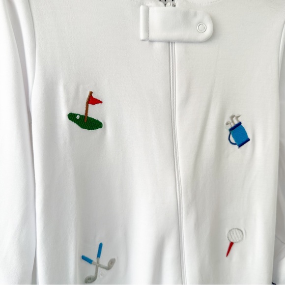 SAMMY+NAT white golf onesie - Picture 2 of 6